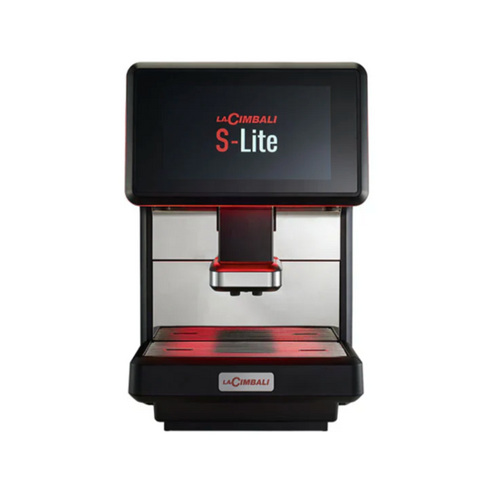 La Cimbali S-Lite automatic espresso machine with 2-liter tank and touchscreen - La Cimbali S-Lite Automatic Espresso Machine – 2L | My Artisan Kitchen - Compact and sleek, the La Cimbali S-Lite with a 2L tank offers perfect espresso extraction and smart touchscreen control for small cafés and office use.